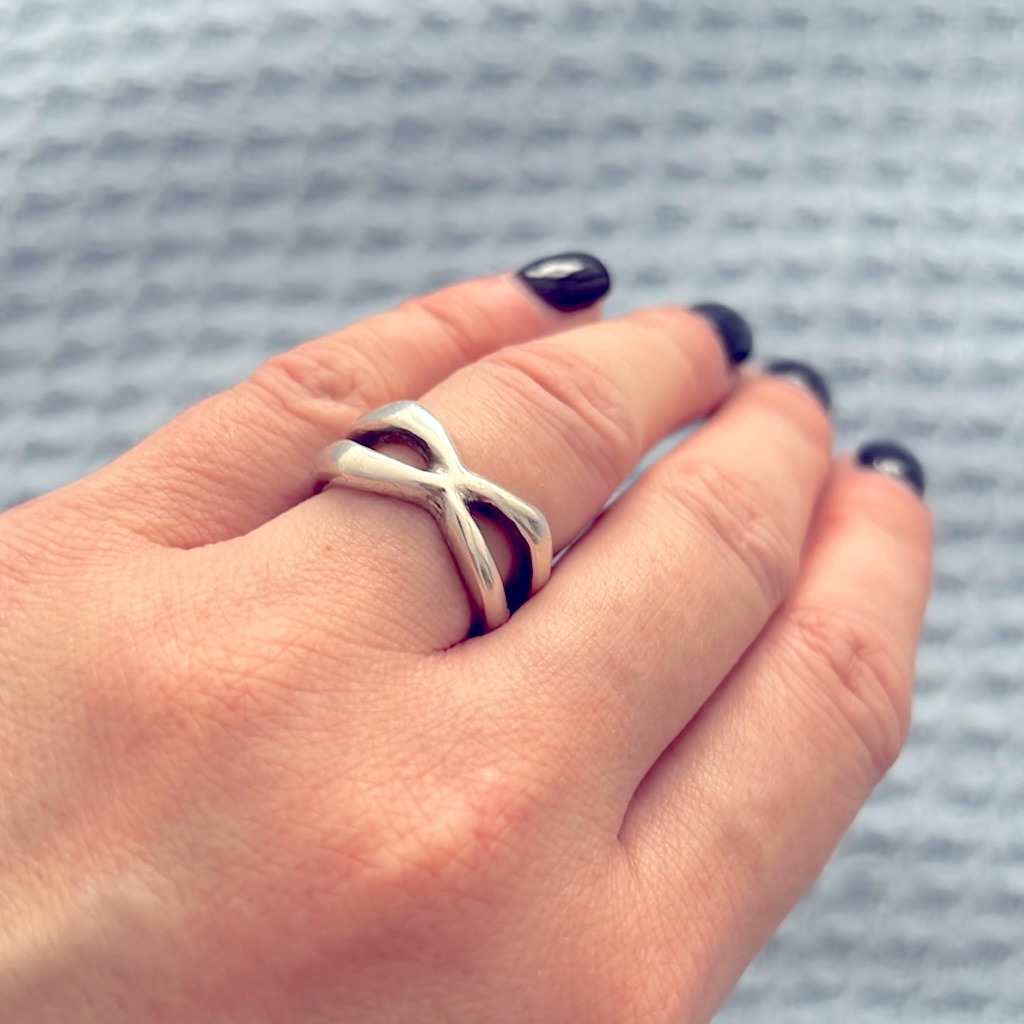Uno De 50 Silver Ring Size 7 70$